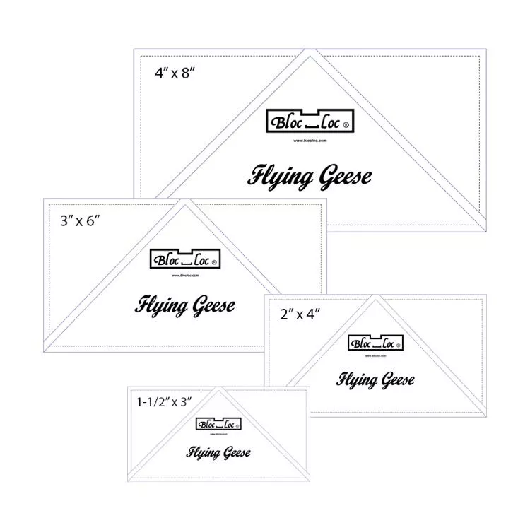 Bloc-Loc Flying Geese Ruler Set 1