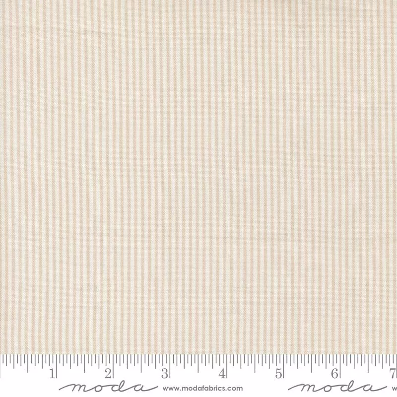 Blossom Jubilee Ticking Stripes Stone
