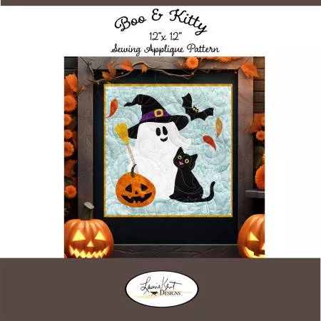 Boo & KItty Sewing Applique Pattern