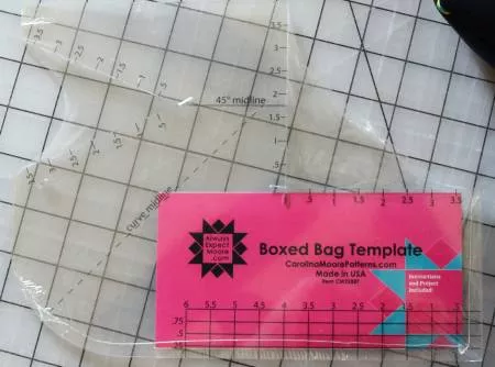 Boxed Bag Template by Carolina Moore CM22BBT