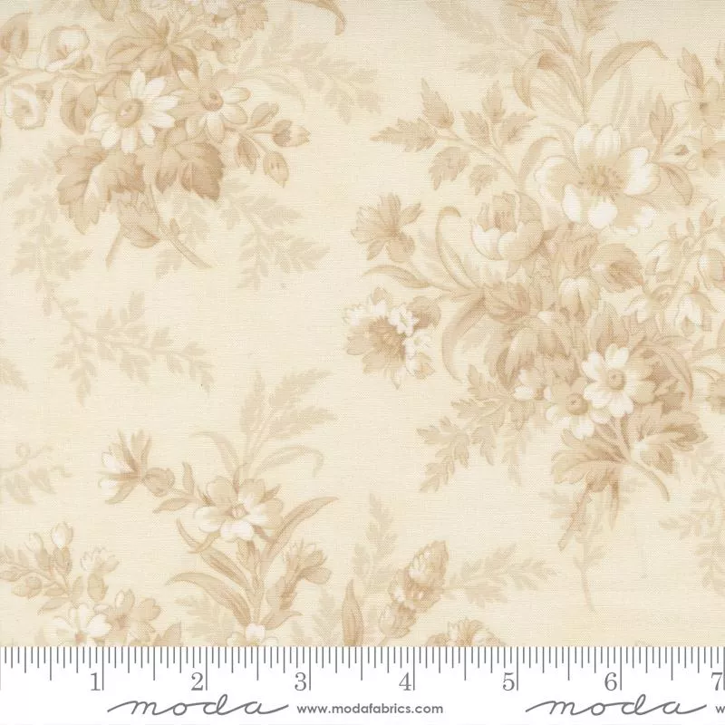 Breathtaking Blues : Bouquets Porcelain Ecru - #44400-21 - 3 Sisters