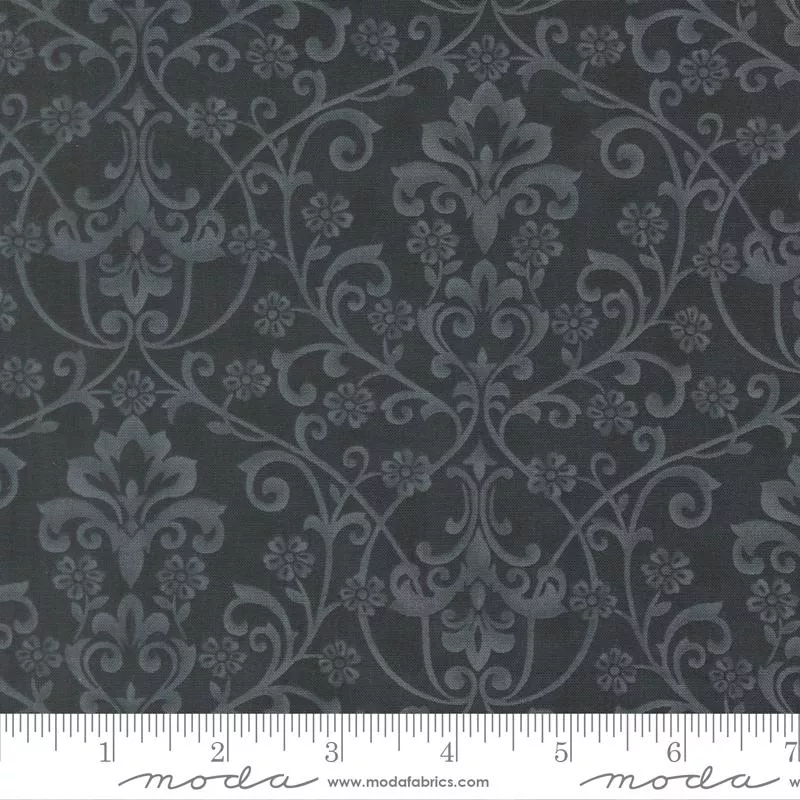 Breathtaking Blues : Damask Midnight - #44403-15 - 3 Sisters