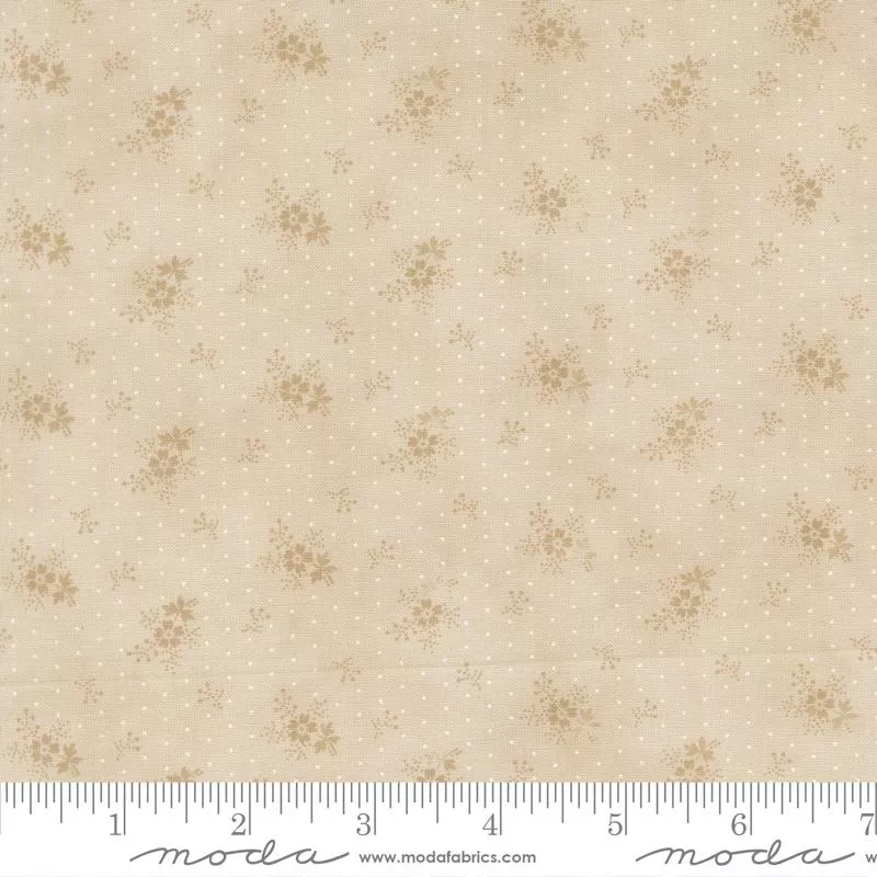 Breathtaking Blues : Little Flower Ecru - #44406-12 - 3 Sisters