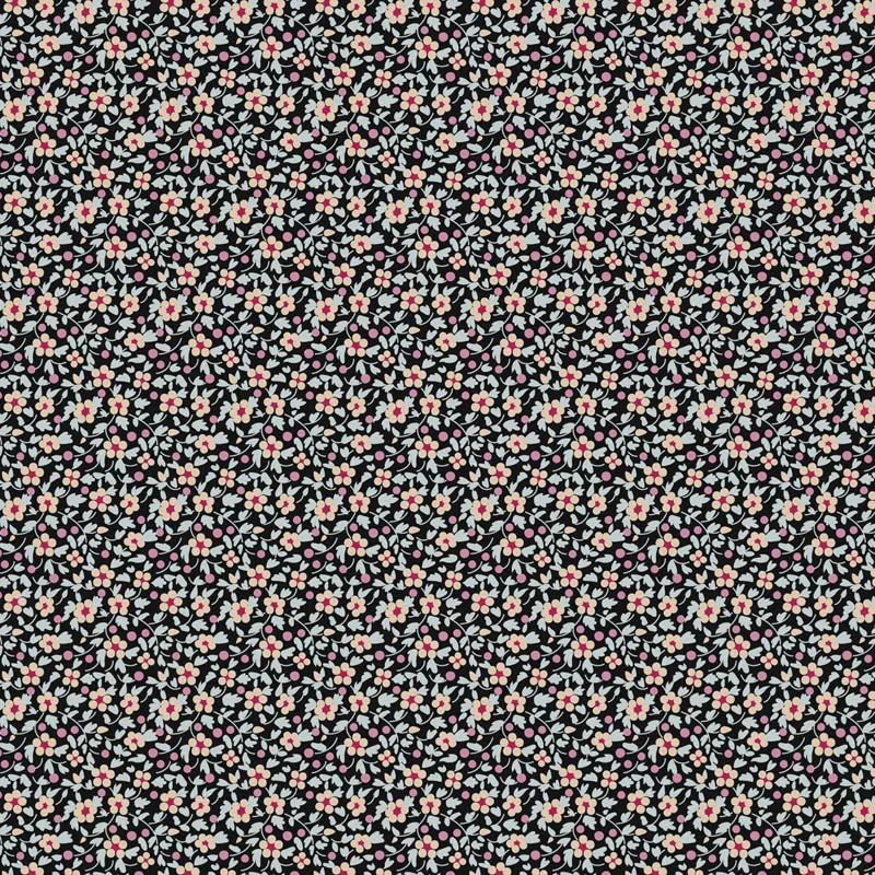 Brie Basics : Charcoal Small Floral - #TIL-130186-V11 - Tilda