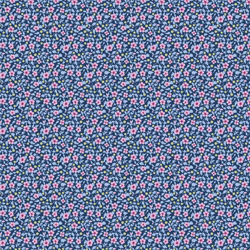 Brie Basics : Denim Small Floral - #TIL-130190-V11 - Tilda