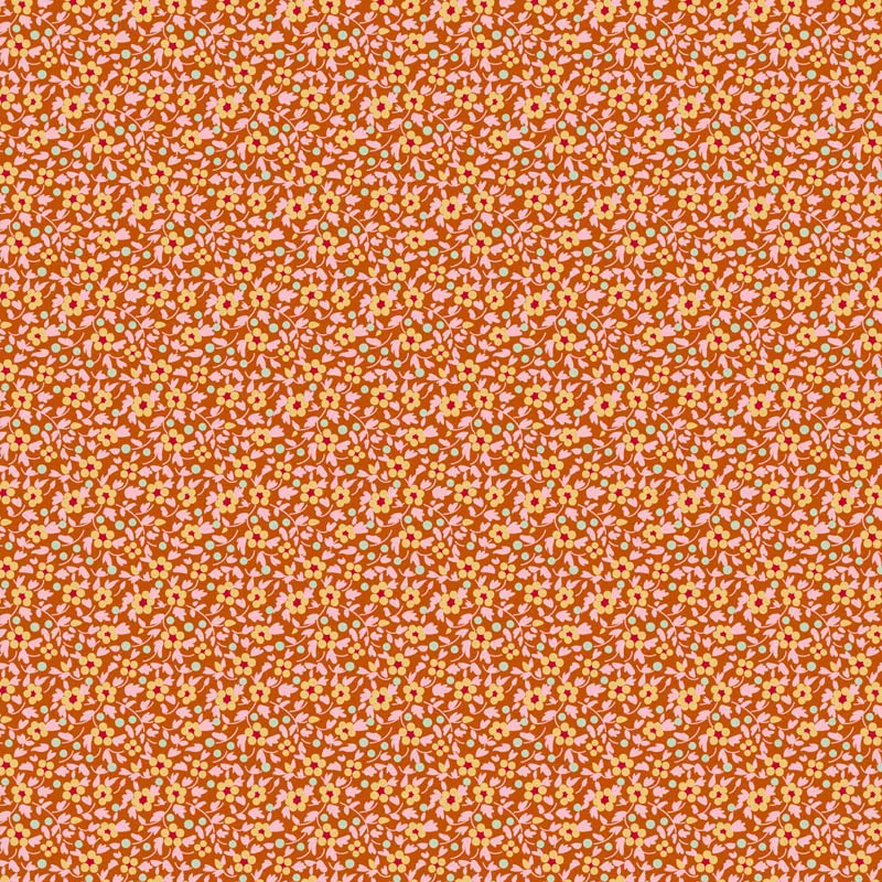 Brie Basics : Ginger Small Floral - #TIL-130197-V11 - Tilda