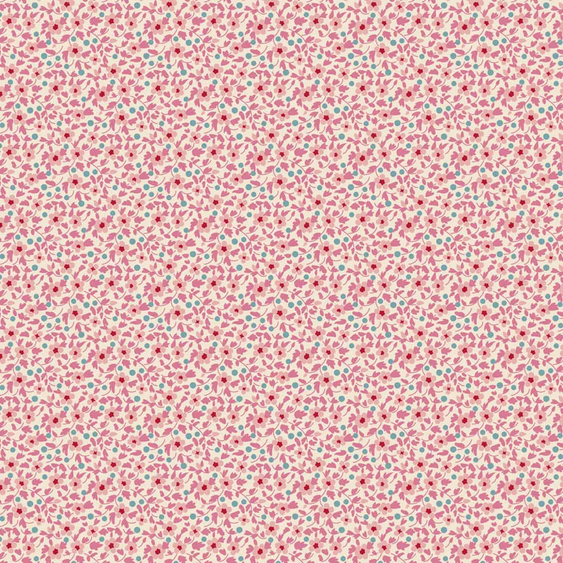 Brie Basics : Pink Small Floral - #TIL-130194-V11 - Tilda