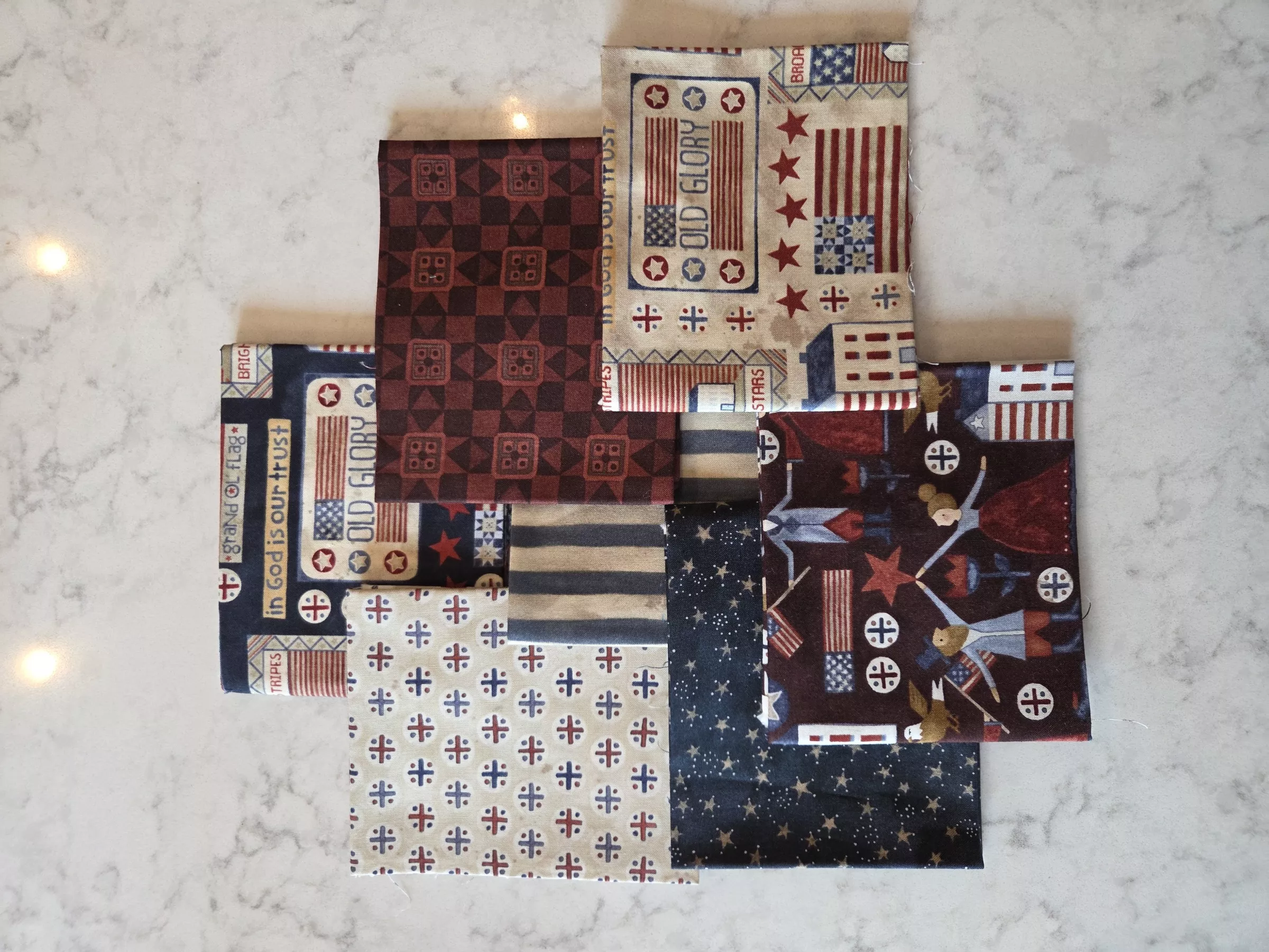 Bright Stars : (7) Fat Quarter Bundle C - Teresa Kogut