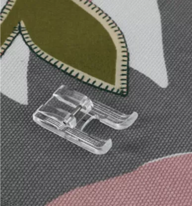 Brother Foot: 7mm Horizontal Open Toe Clear Plastic