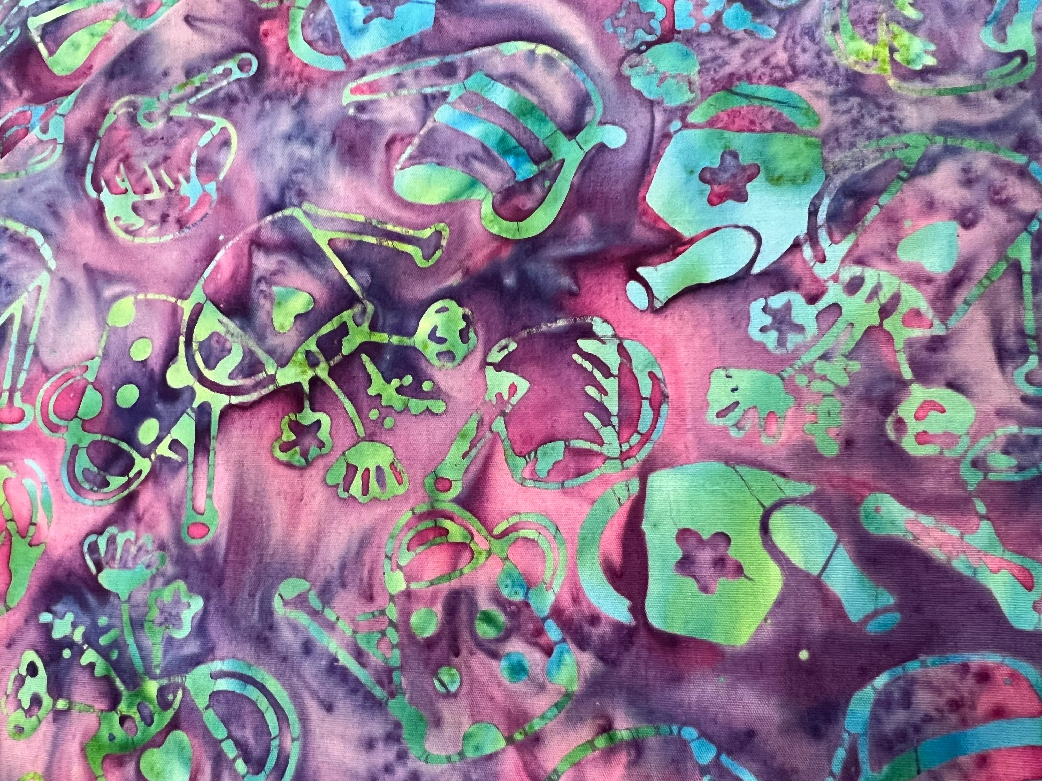 Brown Bag Mystery 2025 Border Kit - Bright Batik
