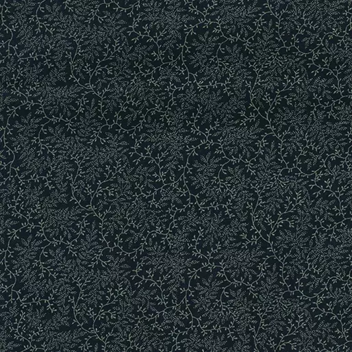 BTX 108" Wide Delicate Vines Indigo 0454W-50 Wideback Quilt Backing