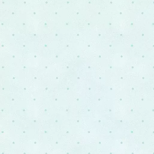 BTX ABC's - Dot 13179-80 Light Turquoise - Cotton Fabric