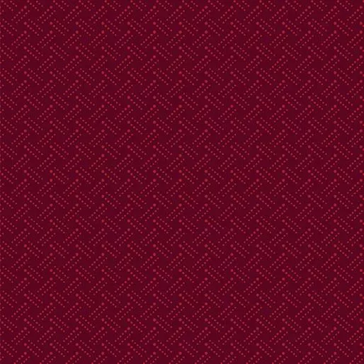 BTX Documentaries Herringbone - 14492-19 Claret - Cotton Fabric