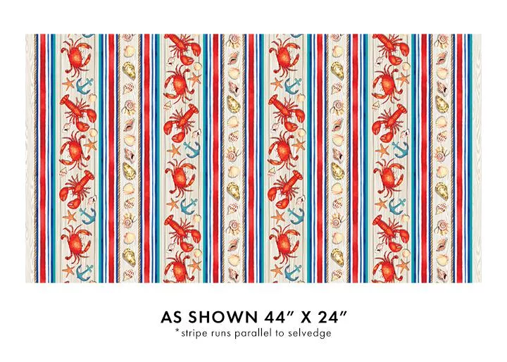 BTX High Tides Marine Stripe - 1467699B Multi - Cotton Fabric