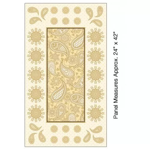 BTX Jubilee 5491M-07 Cream - Cotton Fabric