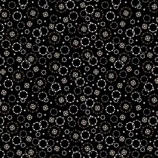 BTX Midnight Rhadsody 14074-12 Black - Cotton Fabric