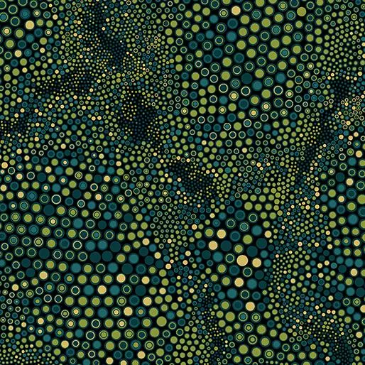 BTX Shangri-La - 16117M-83 Teal - Cotton Metallic Fabric
