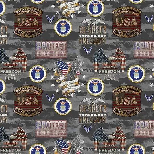 BTX SYK Military Airforce - 1338AF - Cotton Fabric