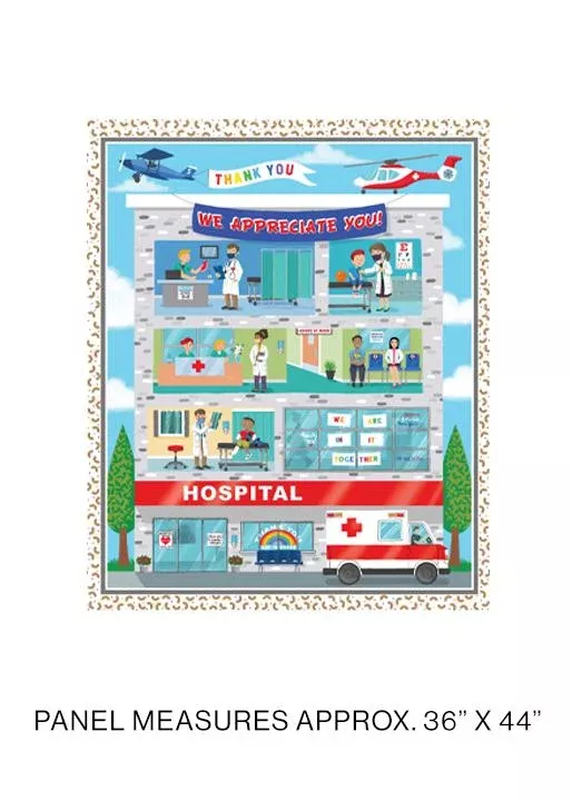 BTX We Appreciate You Panel 1242599B Multi - Cotton Fabric