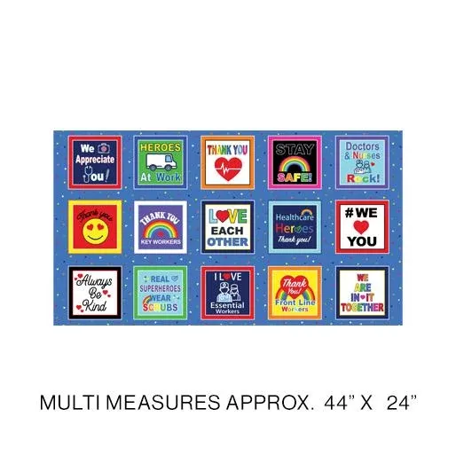 BTX We Appreciate You Panel 12426-99 Multi - Cotton Fabric