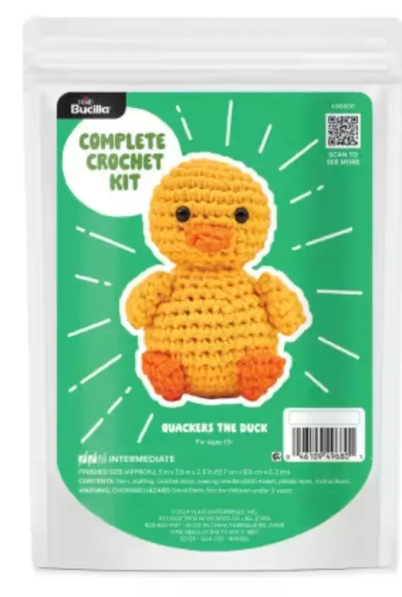 Bucilla Amigurumi Kit 5in Quakers Duck