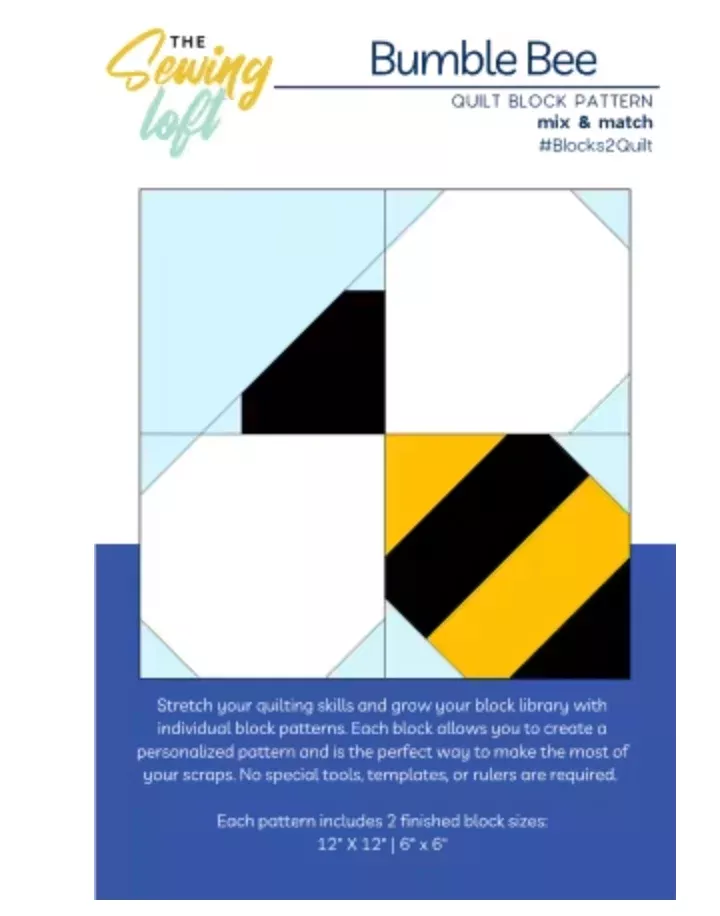 Bumble Bee Quilt Pattern