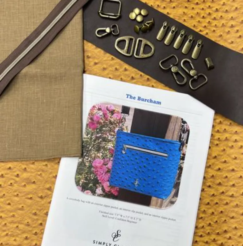 The Burcham Maker's Kit - Goldenrod Ostrich