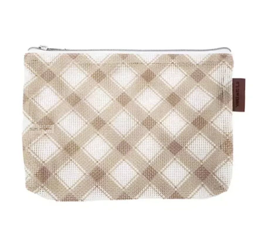 Burlap Mini Mad for Plaid Bag