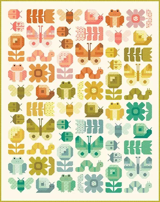Busy Backyard : Pattern - #EH 089 - Patterns By Elizabe#1