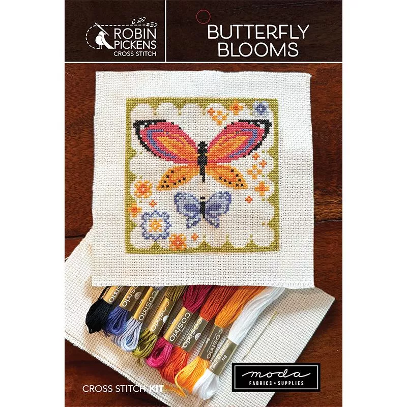 Butterfly Booms Cross Stitch Pattern