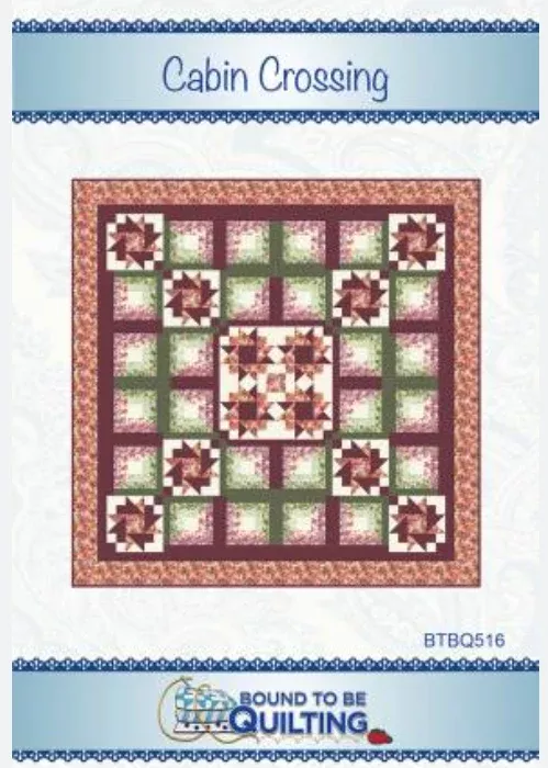 Cabin Crossing by Bound to Be Quilting