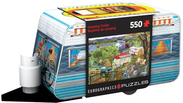 Camping Trailer Tin Puzzle 550pc