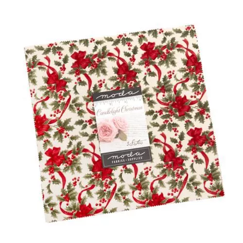 Candlelight Christmas - Layer Cake - Moda 10"x10" 42 pc - LC44420