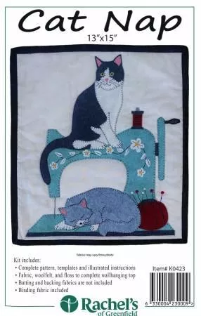 Cat Nap by Rachel's of Greenfield - Wall Quilt- RK0423