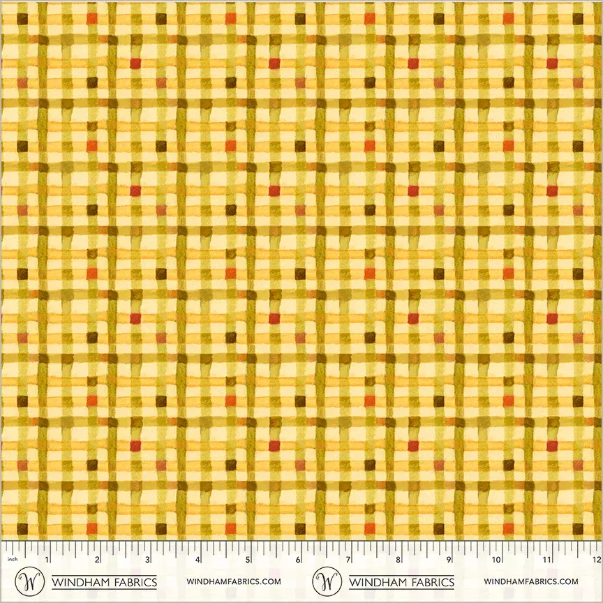Cats Around Town - Pawsome Plaid Mellow Yellow