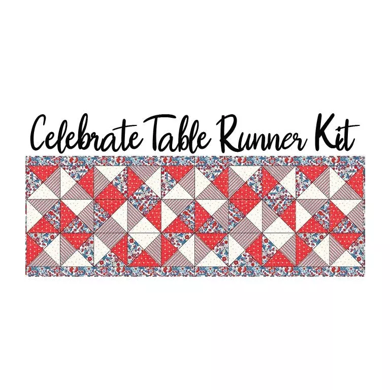 Celebrate Table Runner Kit with Bloomin' Americana from Art Gallery