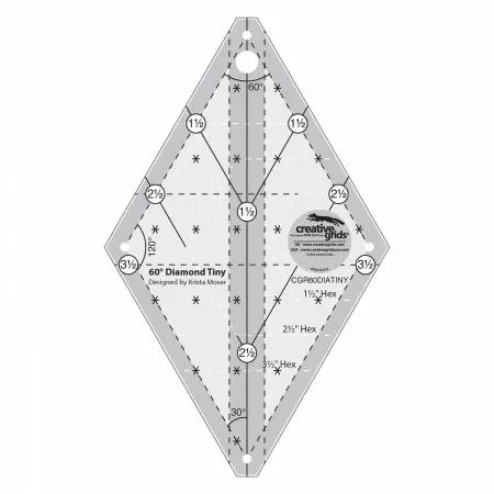 CGR 60 Degree Tiny Diamond Ruler