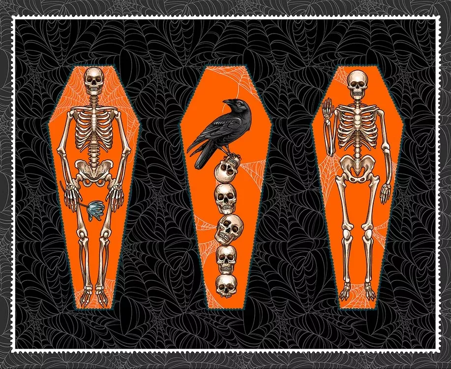 Chain Mail - Skeleton Bones Panel