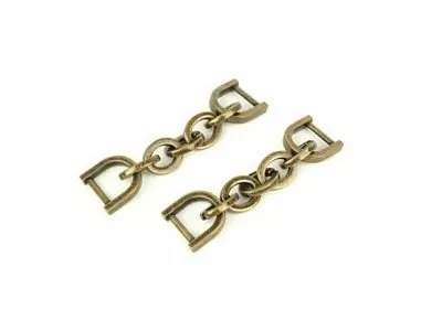 Chain Strap Connectors - 2pk Antique