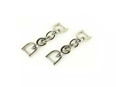 Chain Strap Connectors - 2pk Silver