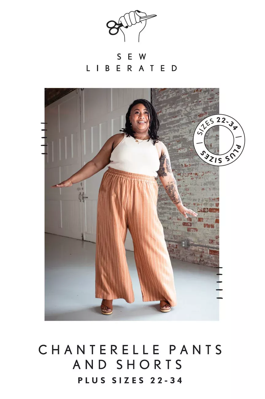 Chanterelle Pants and Shorts Sewing plus sz 22-34 Pattern
