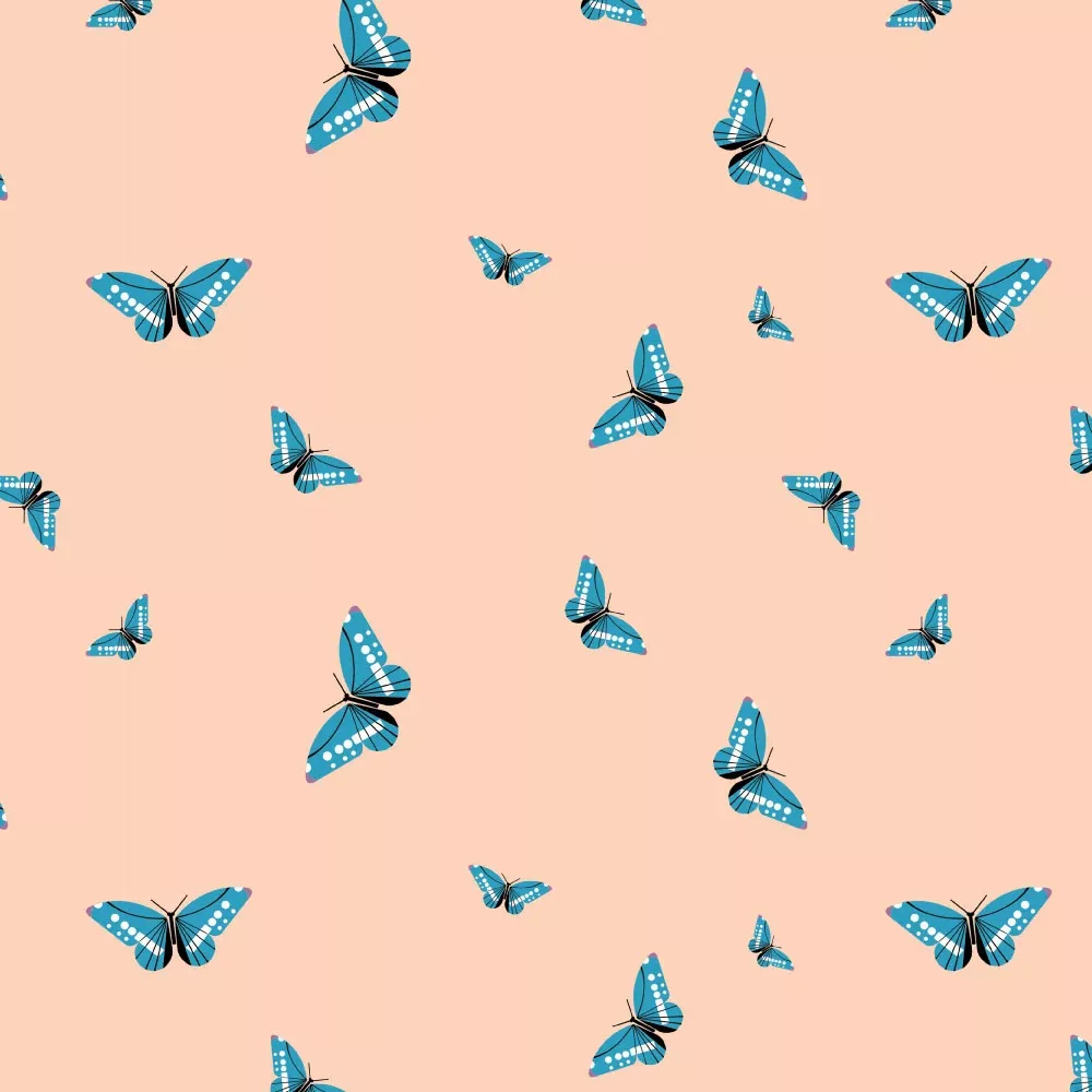 Charley Harper Discovery Place Butterfly Poplin Fabric ONLINE PURCAHSE ONLY