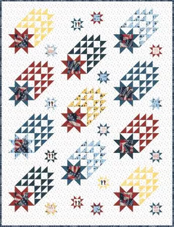 Chasing Tigers Star Stream Quilt Pattern