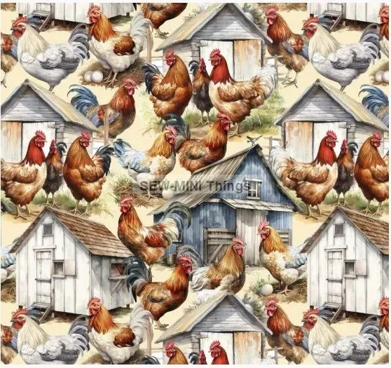 CHICKEN FARM FROM DAVID TEXTILES