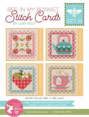 CHK Bee In My Bonnet Stitch Cards - Its Sew Emma - ISE-471 - Pattern