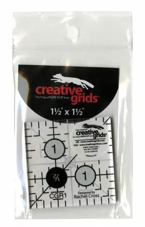 CHK Creative Grids Quilting Ruler 1 1/2 Square -CGR1