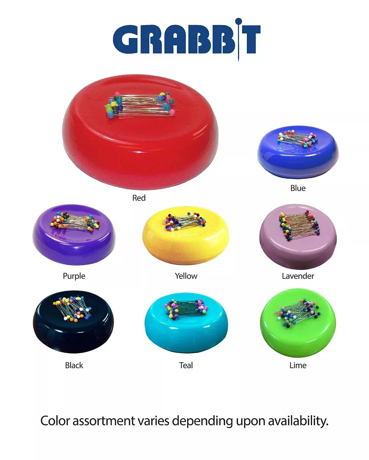 CHK Grabbit Magnetic Pin Cushion - Color Varies
