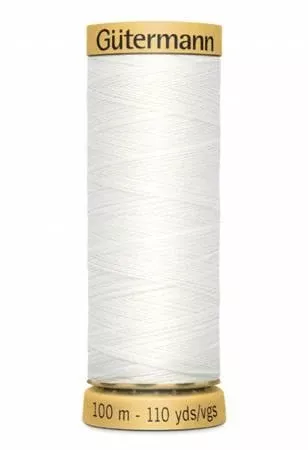 CHK Gutermann Cotton Thread 110 yds Solid White - 744491-1006