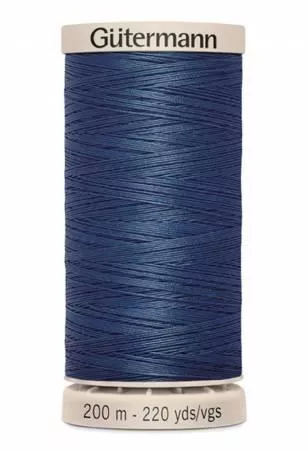 CHK Gutermann Hand Quilting Cotton Thread 200m/219yds Navy - 738219-5322