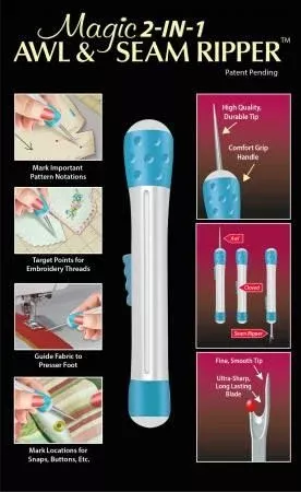 CHK Magic 2 in 1 Awl & Seam Ripper - 220078